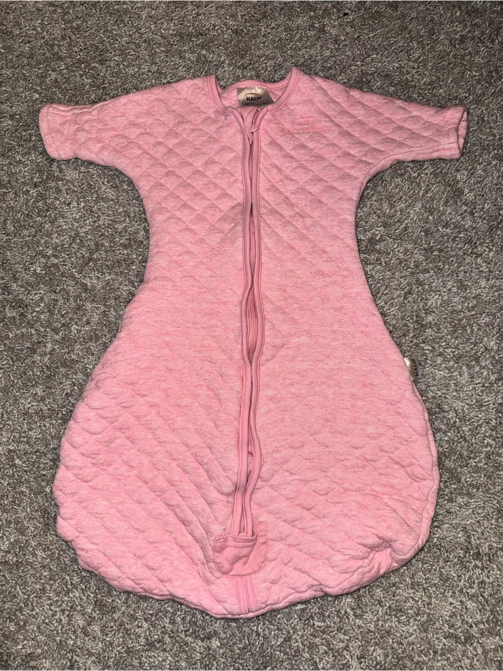 HALO Easy Transition SleepSack Pink Small 3-6 Months